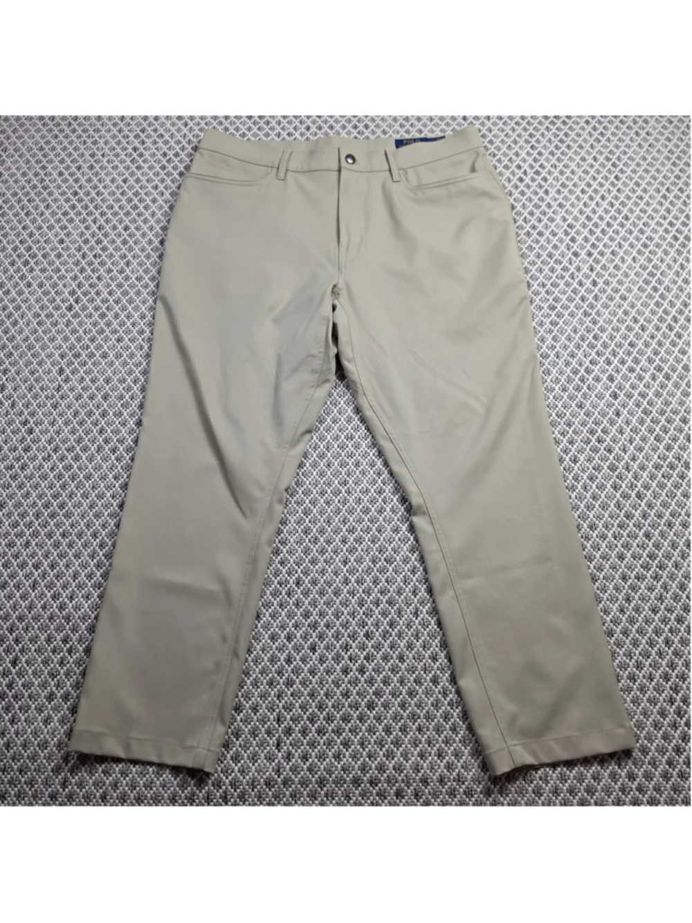 Polo Ralph Lauren Performance Pants Mens 33 Khaki Stretch Golf 5 Pocket
